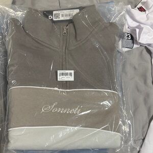 Gray Zip Up Sweater for Men